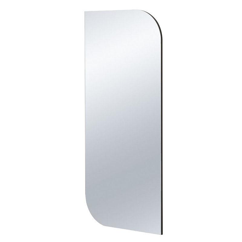 Beberman Asymmetrical Wall Mirror, Black