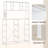 12 Drawer Fabric Dresser with LED Lights, Power Outlet & Open Shelves, Wood Top Metal Frame-173826314