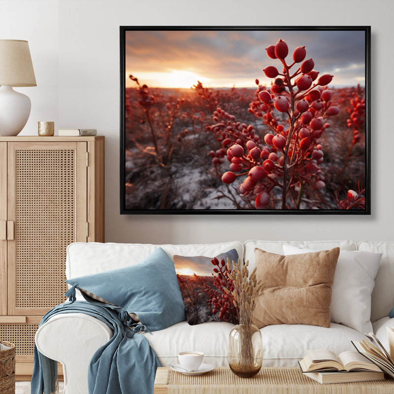 " Canada Canadian Tundra II ", Black, 34" H x 44" W x 1.5" D