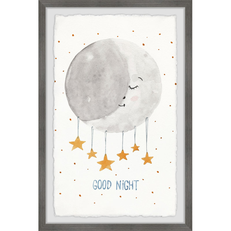 Berggren Good Night Stars, reproduction encadrée, H 24 po x l 16 po x P 1,5 po