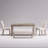 Fort 4 - Pieces Dining Set with Upholstered Chair and Bench (Set for 4)