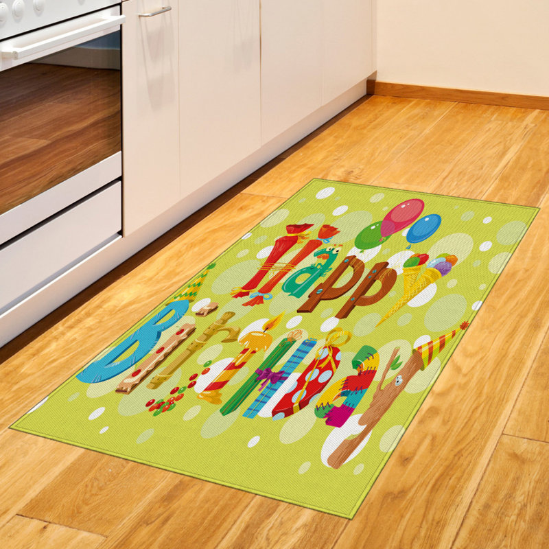 Funny High Density Long Fiber Poly Threads Decorative Area Rug Carpet, Rectangle 2'7" x 5'