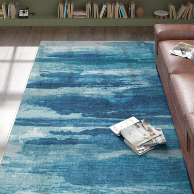 Renaud Washable Abstract Indoor Rug