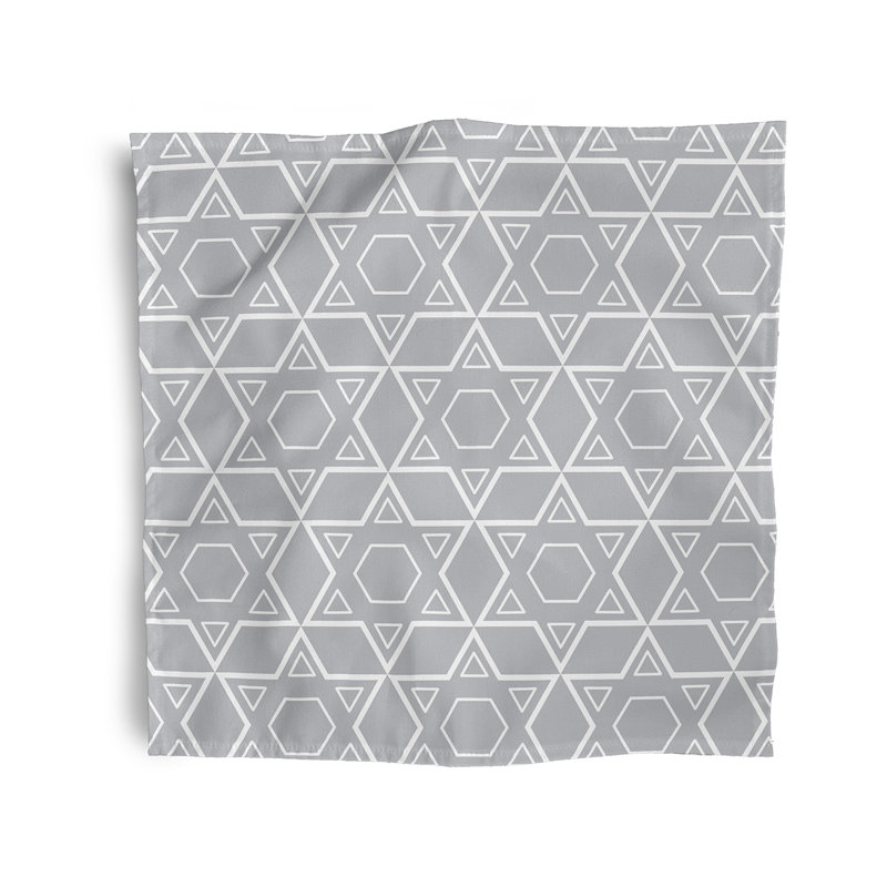 Kurston Polyester Geometric Square Napkin