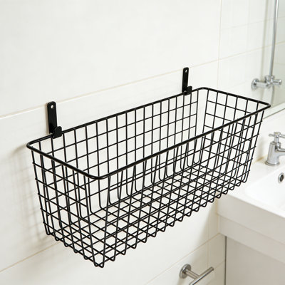 3 Set  Hanging Wall Baskets ,Wire Basket For Storage Pantry