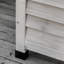 Outsunny 75 Gallon Water Resistant Fir Solid Wood Deck Box in Grey-80337887