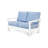 Harbour 52.25'' Wide Outdoor Loveseat with Cushions-127285438-127285433