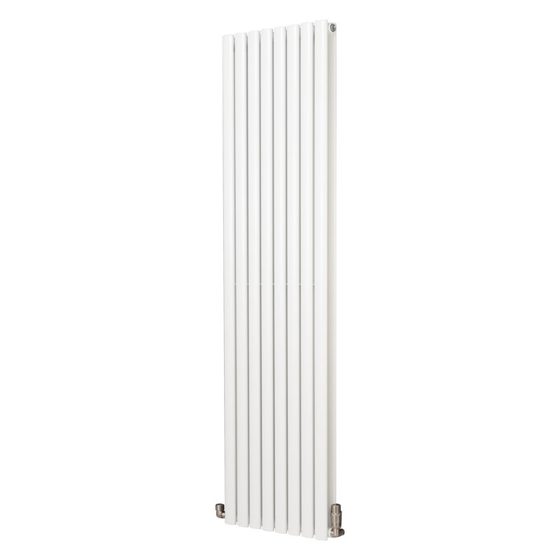 Angela Vertical Designer Radiator, White, 150cm H x 29.4cm W x 10.2cm D