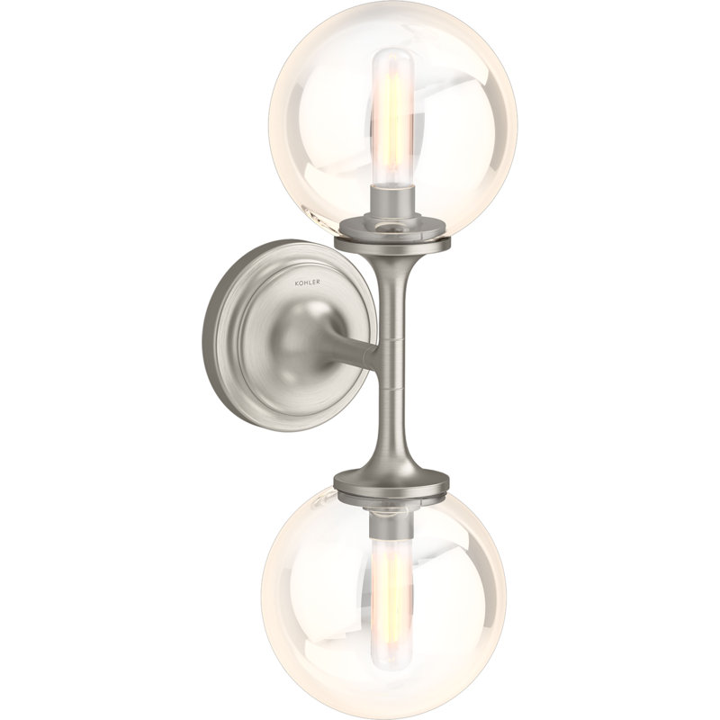 Bellera™ 2-Light Wallchiere, Brushed Nickel