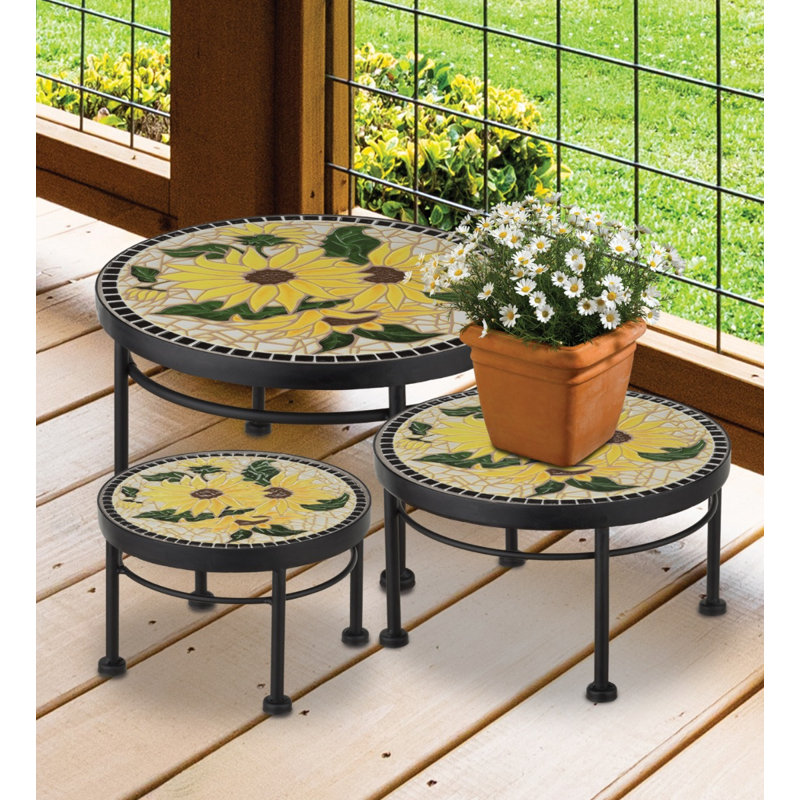 Plant Stand Set/3 - Sunflower
