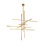 Sean Lavin 7 light Chandelier in Natural Brass finish.