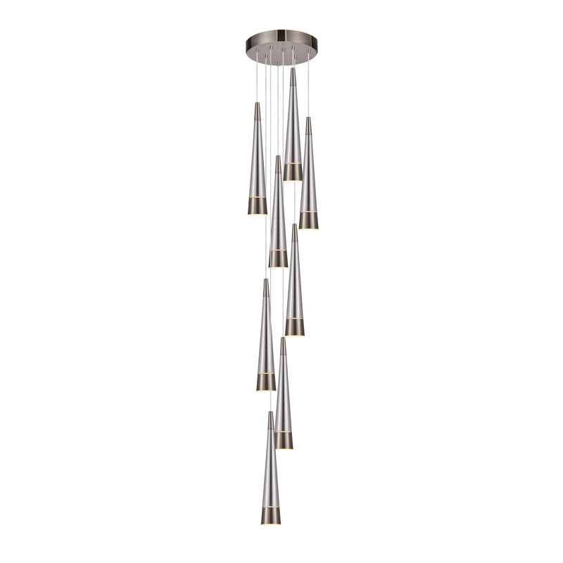 Luminaire suspendu - 9 lumières Sunnyvale, Noir perle