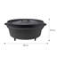 Klarstein Cast Iron Round Casserole Dish-68600648