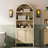 70.9"H*30.7"W 3-Tier Book Cabinet Storage Bookcase-1316262222