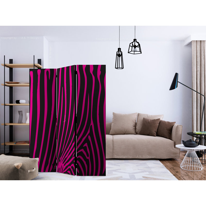 135cm W x 172cm H 3 - Panel Wood Folding Room Divider