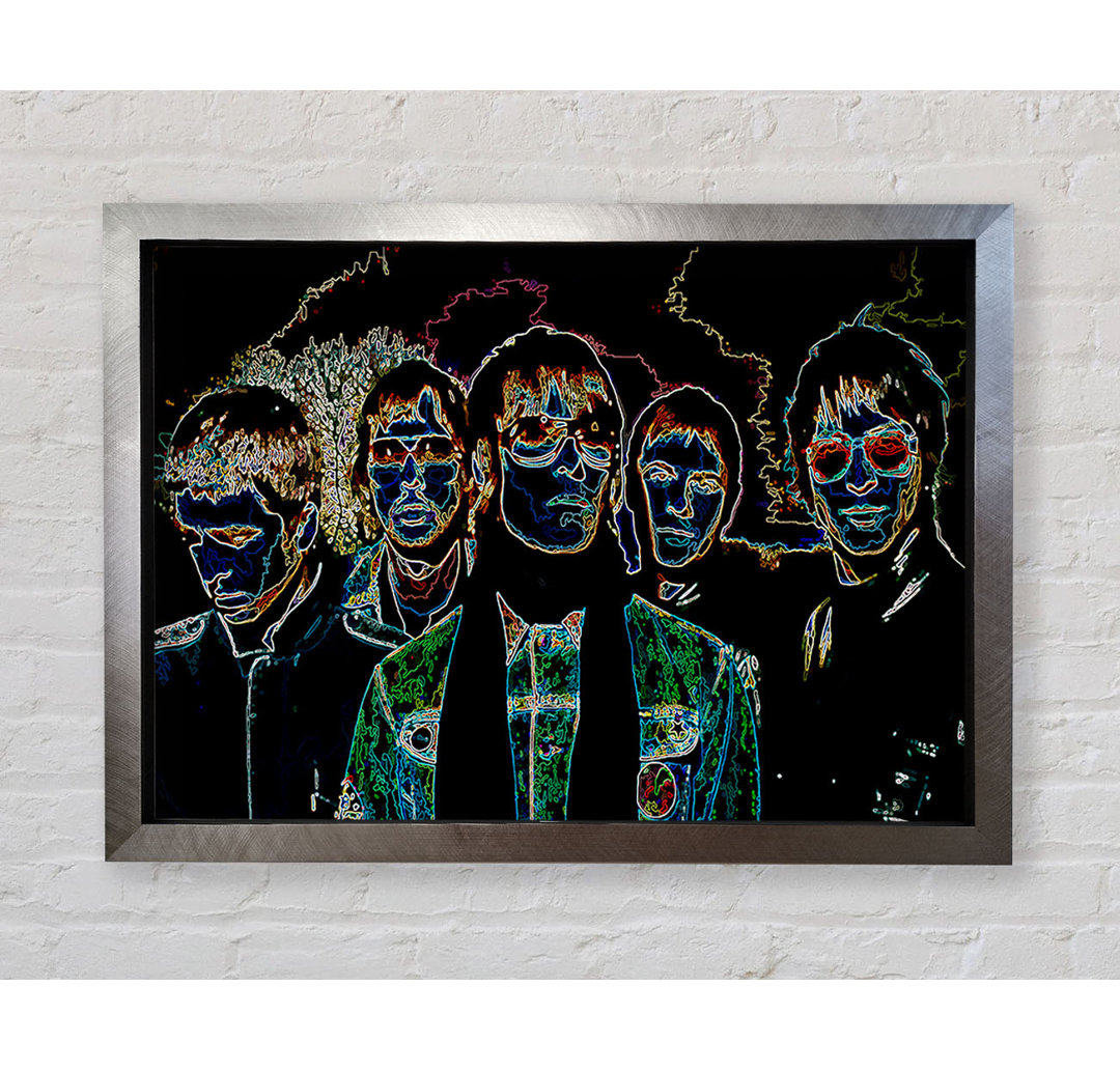 Oasis All My People - Einzelne Bilderrahmen Kunstdrucke