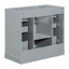 [Cabinet seulement] Meuble-lavabo de 36 po avec une armoire et six tiroirs-870356153