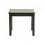 Table basse, ensemble de 3 pièces de tables de bout 1X et 2X gris foncé