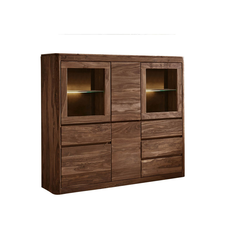 Toronto 166cm Sideboard, Smoked Cherry