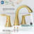 Widespread 2-handle Bathroom Faucet with Drain Assembly-49937428
