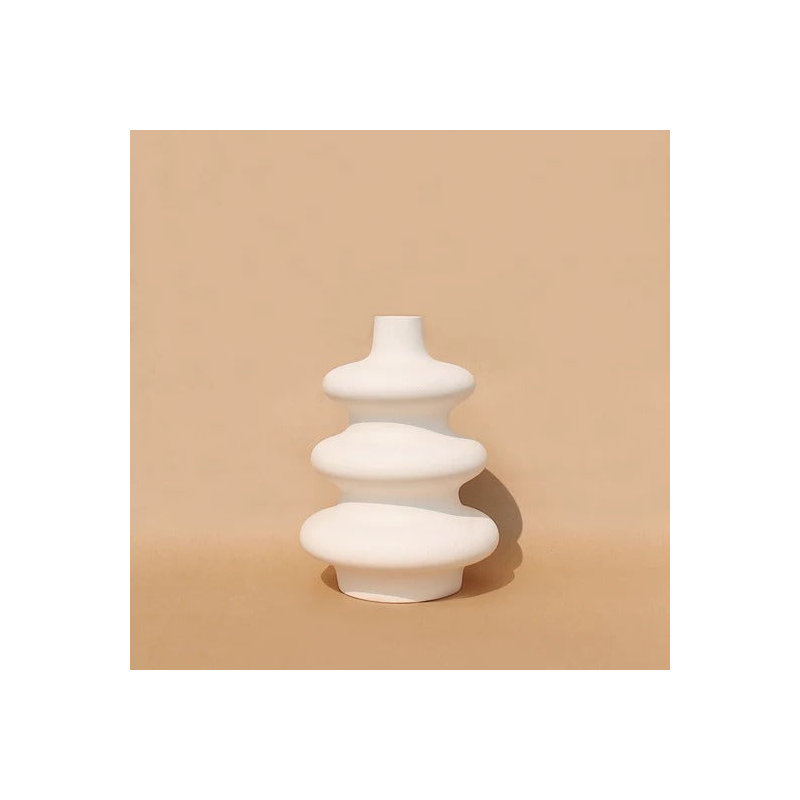 Big Mezo Vase, White