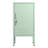 Metal Locker End Table Multi Storage Cabinet with 2 Adjustable Shelf-1729795562