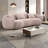 Yazgur 93.6" Curved Modern Upholstered Sofa-2139336430