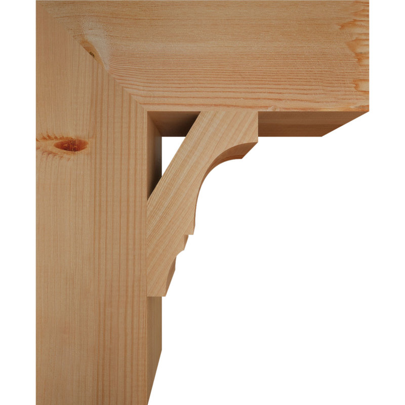 Support de bloc Balboa, Sapin de Douglas lisse, L 5 1/2 po x P 18 po x H 22 po
