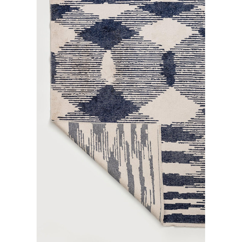 Tapis abstrait géométrique contemporain, Rectangle 6 pi 7 po x 9 pi 10 po