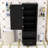 Freestanding 2 Drawers Tall Bathroom Storage Cabinet with Adjustable Shelves-771692903