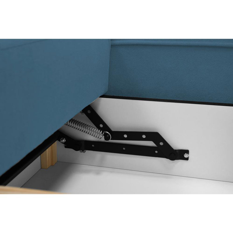 Arijanit 3 Seater Sofa Bed, Blue