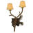 Rustic Lodge Candle Wall Light-16183306