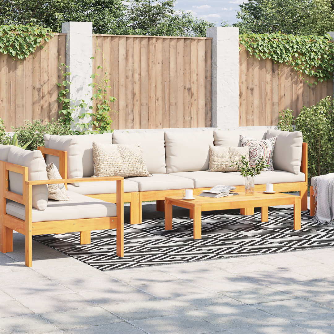 Mckinnon Double Layer Jacquard Indoor / Outdoor Area Rug