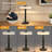 12" Modern Metal LED Rechargeable Table Lamp with Touch Dimmable Light-570386967
