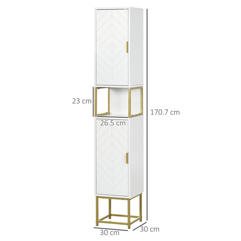 Paulikens Freestanding Bathroom Cabinet