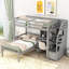 Lit mezzanine simple avec lit autonome-1298447120