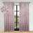  Leaves Pattern Machine Washable 100% Polyester Black Out Curtains with Back Tabs-103688503-103688498