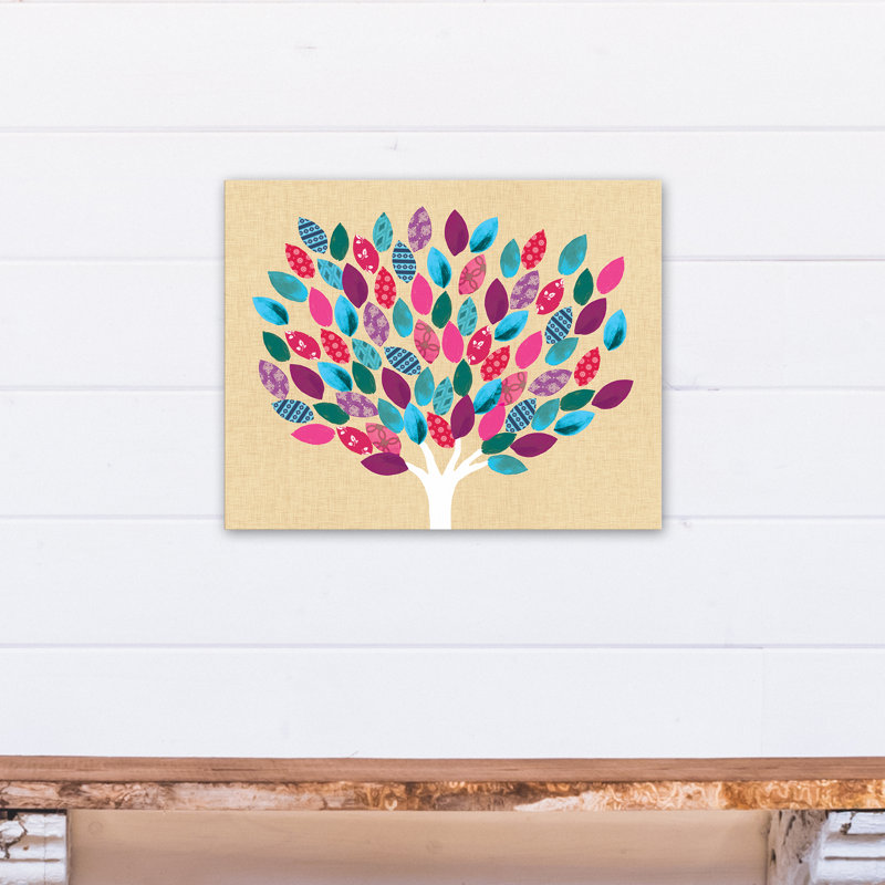 Art sur toile arborescent Belanger, H 16 po x l 20 po x P 1,25 po