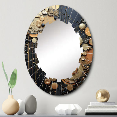 Prathu - Miroir mural moderne ovale