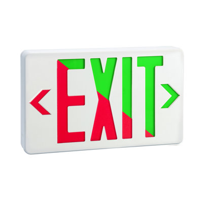 Sampson  Dual-Color LED Self-Diagnostic Exit Emergency Combo Light