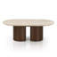 Table basse ovale en pierre véritable Luca-1226884714