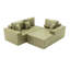 108.27 " Faux Leather Sofa Bed