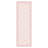 Atascadero Floral Pink Ribbon Bow Machine Washable Pink / Beige Indoor Area Rug with Non-Slip Backing-274034080