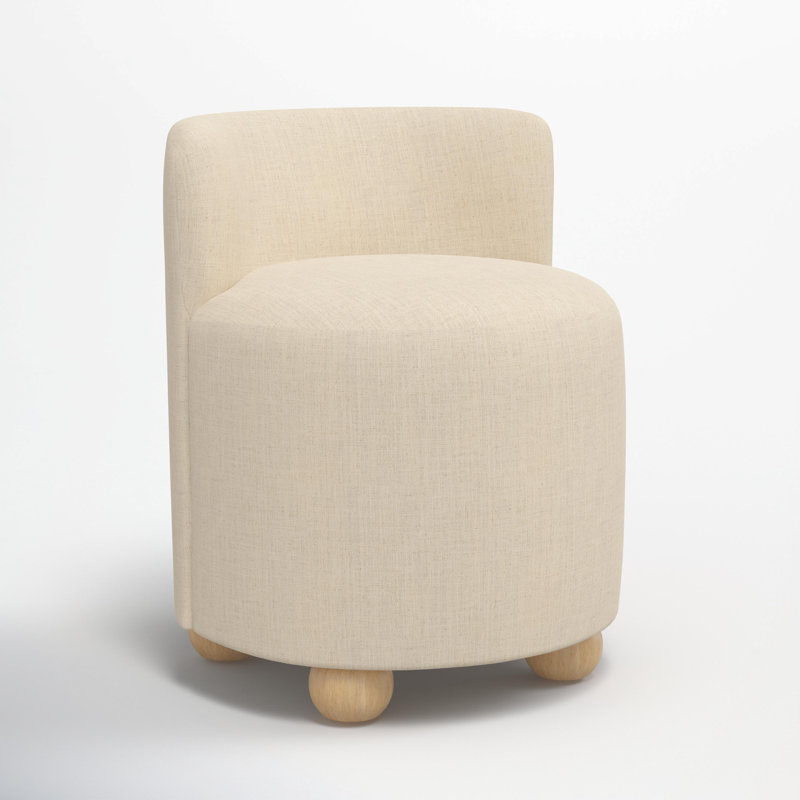 Andi Vanity Chair, Classic Linen Linen