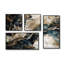 Blue Beige Marbré Dreamscape I - Art mural bleu 4 pièces-1102045566-1102045567
