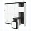 Lit escamotable double avec bureau et rangement