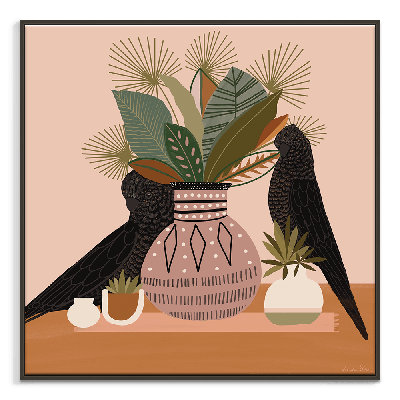 Black Cockatoos by Amanda Skye Mulder - Painting