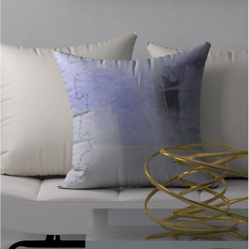 Housse de coussin décorative carrée et insert, 20 po X 20 po