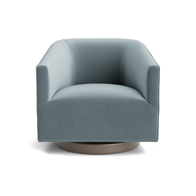 Cooper Upholstered Swivel Barrel Chair