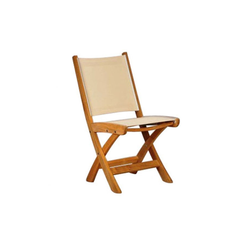 St. Tropez Outdoor Dining Side Chair, Canvas Taupe Sunbrella® Canvas